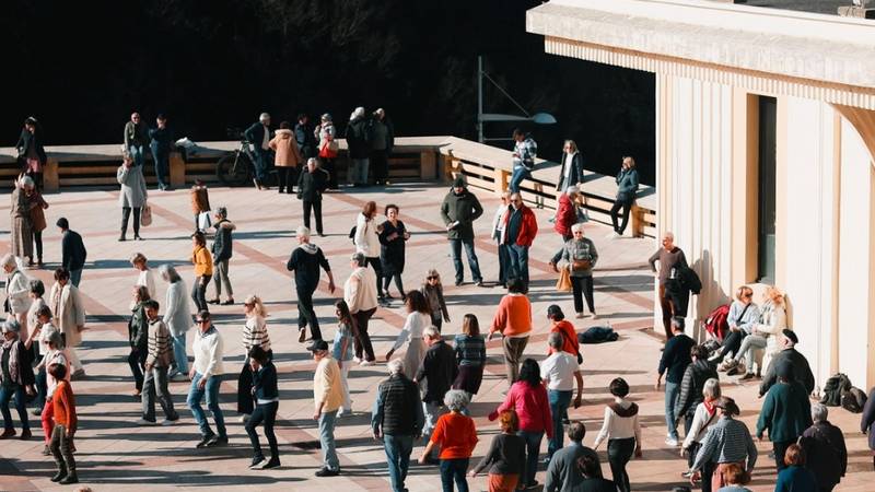 Mutxiko sur le parvis du Casino