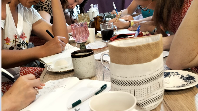 Atelier découverte d'écriture avec Veronic