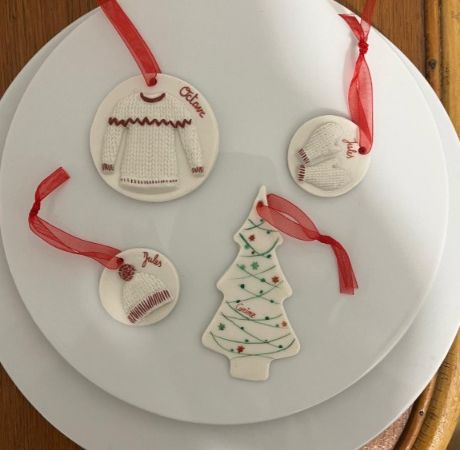 Atelier initiation peinture sur porcelaine – spécial Noël